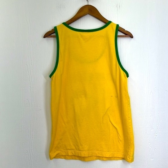 Island Tees - Vintage Jamaica 1962 Land We Love Yellow & Green Tank Size Medium - Picture 10 of 11